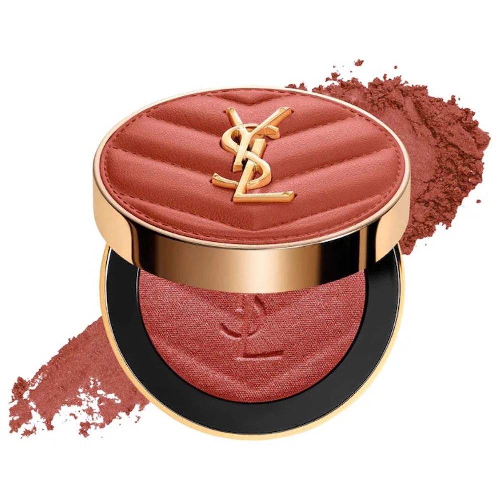 “12 Honey Moon”YSL-Make Me Blush 24H Buildable Powder Blush